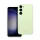 Roar Samsung Galaxy S23 5G prémium szilikon tok velúr béléssel, világoszöld