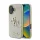 Guess Fixed Glitter Big 4G Apple iPhone 16 Plus hátlap tok, arany