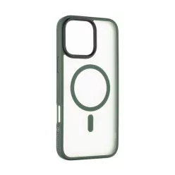   Tactical MagForce Hyperstealth Apple iPhone 16 Pro Max MagSafe kompatibilis tok, áttetsző/sötétszöld
