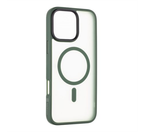Tactical MagForce Hyperstealth Apple iPhone 16 Pro Max MagSafe kompatibilis tok, áttetsző/sötétszöld