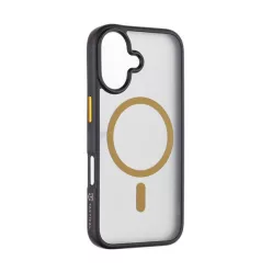   Tactical MagForce Hyperstealth 2.0 Apple iPhone 16 MagSafe kompatibilis tok, fekete/sárga
