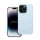 Roar Apple iPhone 16 Pro Max prémium szilikon tok velúr béléssel, világoskék