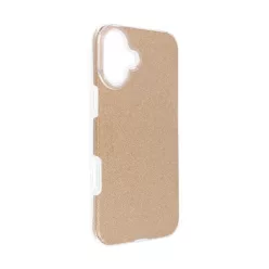 Apple iPhone 16 Plus csillámos hátlap tok, arany