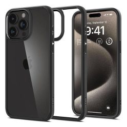   Spigen Ultra Hybrid Apple iPhone 16 Pro Max tok, Matte Black, fekete ACS07996