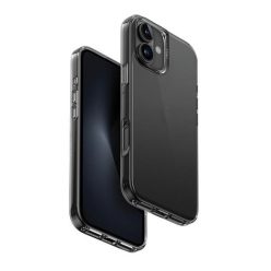   Uniq Air Fender Apple iPhone 16 szilikon tok, szürke/átlátszó