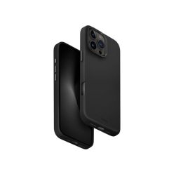 Uniq Lyden Apple iPhone 16 Pro Max MagSafe Bőr tok, fekete