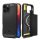 Spigen Rugged Armor MagFit Apple iPhone 16 Pro Max tok, Matte Black, fekete ACS07986