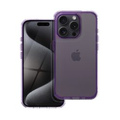   Matrix Apple iPhone 16 hátlap tok kameravédő peremmel, lila