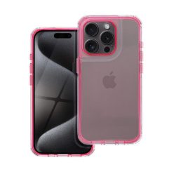   Matrix Apple iPhone 16 Plus hátlap tok kameravédő peremmel, rózsaszín