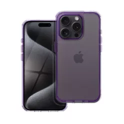   Matrix Apple iPhone 16 Pro Max hátlap tok kameravédő peremmel, lila
