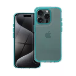   Matrix Apple iPhone 16 Pro hátlap tok kameravédő peremmel, zöld/menta
