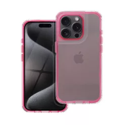   Matrix Apple iPhone 16 Pro hátlap tok kameravédő peremmel, rózsaszín