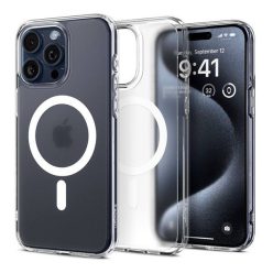   Spigen Ultra Hybrid MagFit Apple iPhone 16 Pro tok, MagSafe, Frost Clear, átlátszó