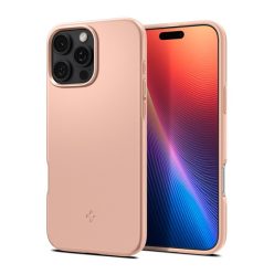   Spigen Thin Fit MagFit Apple iPhone 16 Pro Max tok, MagSafe, Rose Titanium, rózsaszín