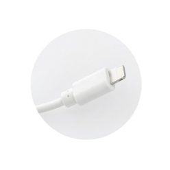   Blue Star hálózati töltő adapter USB-A + Lightning kábel, 1A, 5W, fehér