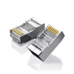   Ugreen RJ45 Ethernet fém csatlakozó, 8P / 8C, Cat.6, UTP (10db)