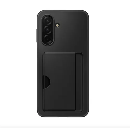Samsung Clear Cover Galaxy A26 5G gyári hátlap tok, fekete