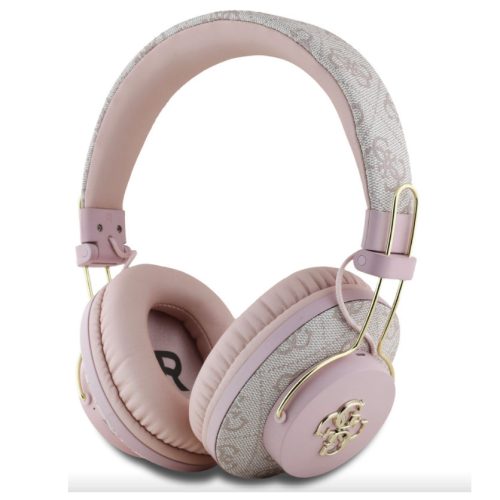 Guess PU 4G Metal Logo ENC Wireless fejhallgató, rózsaszín