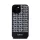 DKNY PU Leather Repeat Pattern Bottom Stripe Apple iPhone 15 Magsafe kompatibilis hátlap tok, fekete