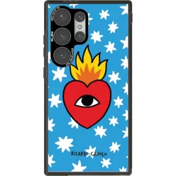   Samsung Galaxy S24 Ultra Ricardo Cavolo gyári tok, szív minta