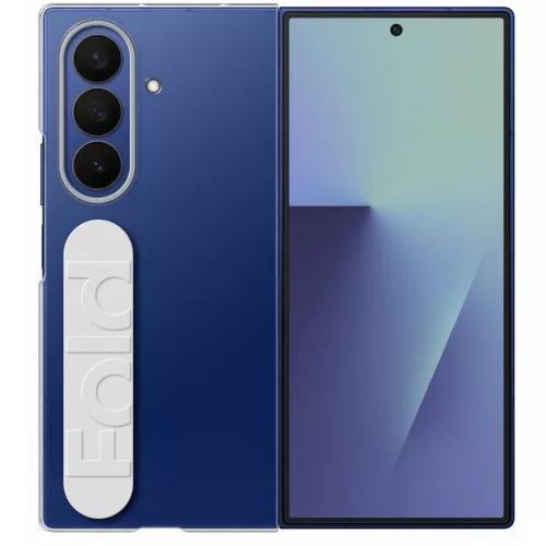 Samsung Galaxy Z Fold 7 Clear Grip gyári szilikon tok, átlátszó