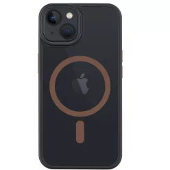   Tactical MagForce Hyperstealth 2.0 Apple iPhone 14 Magsafe hátlap tok, fekete/barna