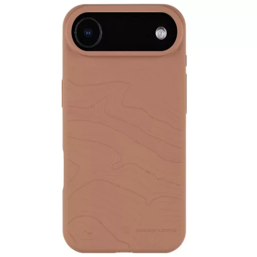 Tactical Beaver Apple iPhone Air (2025) prémium szilikon tok kameravédő peremmel, barna
