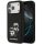 Karl Lagerfeld Liquid Silicone K&CH Sketch Apple iPhone 17 Pro MagSafe kompatibilis hátlap tok, fekete