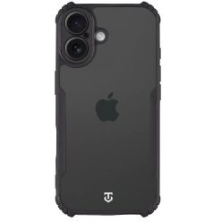   Tactical Quantum Stealth Apple iPhone 17 hátlap tok, átlátszó/fekete