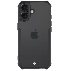   Tactical Quantum Stealth Apple iPhone 17 hátlap tok, átlátszó/fekete