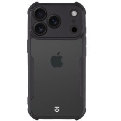   Tactical Quantum Stealth Apple iPhone 17 Pro hátlap tok, átlátszó/fekete