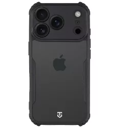   Tactical Quantum Stealth Apple iPhone 17 Pro Max hátlap tok, átlátszó/fekete