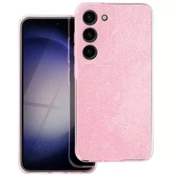   Clear 2mm Samsung Galaxy A17 / Galaxy A18 csillámos szilikon tok, rózsaszín