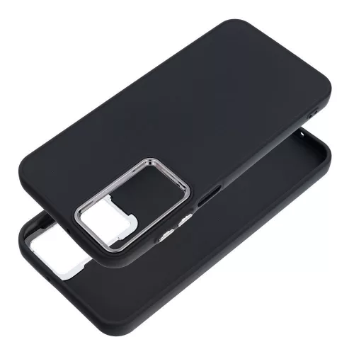 Frame Samsung Galaxy A17 / Galaxy A18 közepesen ütésálló tok kameravédő kerettel, fekete