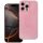 Clear 2mm Apple iPhone 17 Pro Max csillámos szilikon tok, rózsaszín