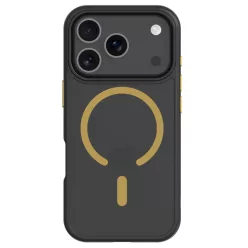   Tactical MagForce Hyperstealth 2.0 Apple iPhone 17 Pro MagSafe hátlap tok, fekete/sárga