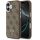 Guess 4G Triangle Logo Apple iPhone 17 MagSafe hátlap tok, barna