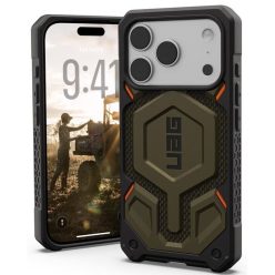  UAG Monarch Pro Apple iPhone 17 Pro MagSafe kompatibilis tok, Kevlar Green