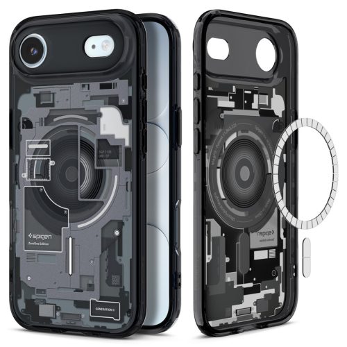 Spigen Ultra Hybrid MagFit Apple iPhone Air (2025) tok, MagSafe, Zero One, fekete