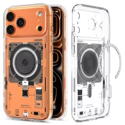   Spigen Ultra Hybrid MagFit Apple iPhone 17 Pro Max tok, MagSafe, Neo One, átlátszó