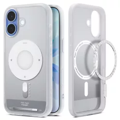   Spigen Ultra Hybrid MagFit Apple iPhone 17 tok, MagSafe, Classic Silver, ezüst