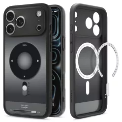   Spigen Ultra Hybrid MagFit Apple iPhone 17 Pro tok, MagSafe, Classic Black, fekete