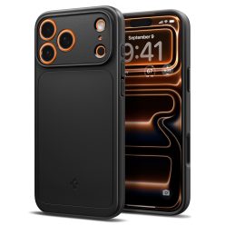   Spigen Thin fit Magfit Apple iPhone 17 Pro Max tok, MagSafe, Black, fekete