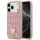 Guess Rhinestone Triangle Apple iPhone 17 Pro hátlap tok, rózsaszín