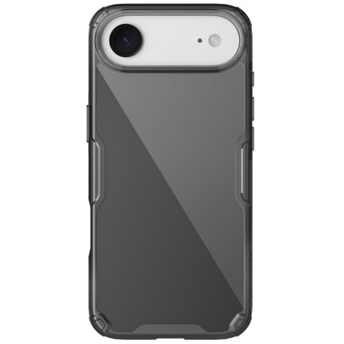 Nillkin Nature Pro Apple iPhone Air (2025) szilikon tok, átlátszó-fekete