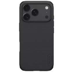   Nillkin Super Frosted PRO Apple iPhone 17 Pro műanyag hátlap tok, fekete