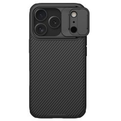   Nillkin CamShield Pro Apple iPhone 17 Pro műanyag hátlap tok, fekete