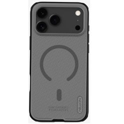   Nillkin Super Frosted PRO Apple iPhone 17 Pro Max mágneses műanyag hátlap tok, átlátszó-fekete