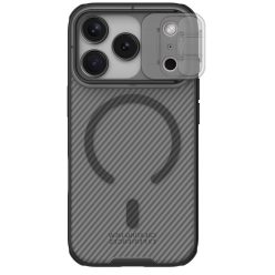   Nillkin CamShield Pro Magnetic Apple iPhone 17 Pro Max mágneses műanyag hátlap tok, átlátszó-fekete