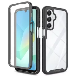   Tech-Protect Defense Samsung Galaxy A17 strapabíró tok kijelzővédő kerettel, fekete